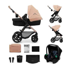 Универсальная коляска 3 в 1 Kinderkraft Moov 2 Sand Beige (KSMOOV02BEGEV00)
