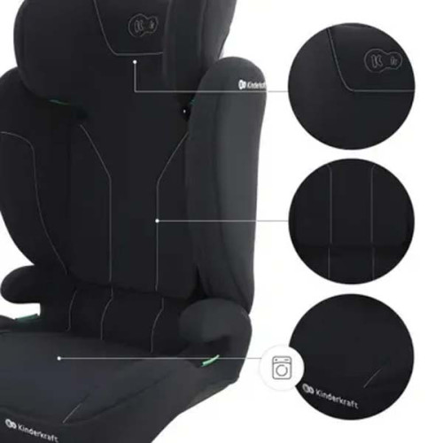 Автокресло Kinderkraft i-Spark 2 Plus i-Size Black (KCISPA02BLKPL00)