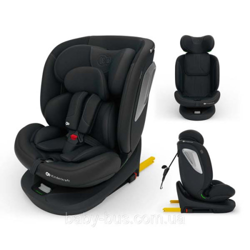 Автокресло Kinderkraft i-Grow 2 Plus i-Size Black (KCIGRO02BLKPL00)