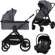 Коляска 3 в 1 Lionelo LAYLA 3IN1 GREY STONE