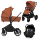Коляска 3 в 1 Lionelo MIKA PLUS 3IN1 BROWN RUST