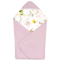 Ковдра для люльки Lionelo TRAVEL SWADDLE BLANKET PINK FLOWER