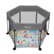 Манеж Lionelo ROEL GREY MULTICOLOR