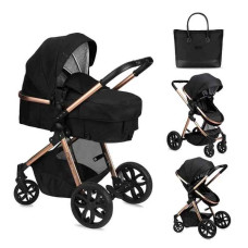 Коляска универсальная 2 в 1 MoMi LIMURU 2in1 black