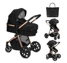Коляска универсальная 2 в 1 MoMi LIMURU 2in1 black