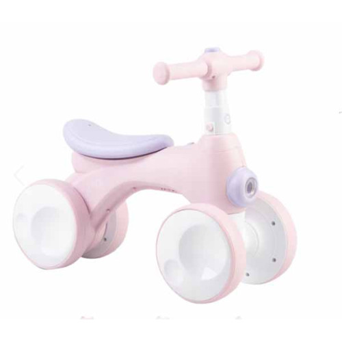 Беговел-каталка MoMi TOBIS с пузырьками pink