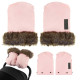 Рукавицы для коляски MoMi Muffins pink