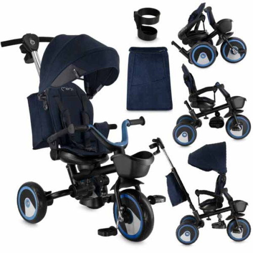 Трехколесный велосипед MoMi IVI navy blue
