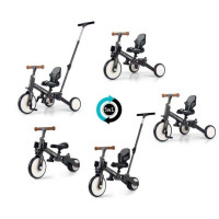 Трехколесный велосипед Milly Mally Optimus Max 5в1 Dark Grey