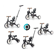 Триколісний велосипед Milly Mally Optimus Max 5в1 Dark Grey