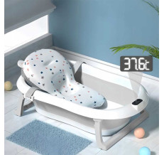Детская ванна складная с подушкой, термометром Hanert KinderBad Grey