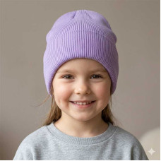 Дитяча шапка Talvi Елсі 02872-144 бузок