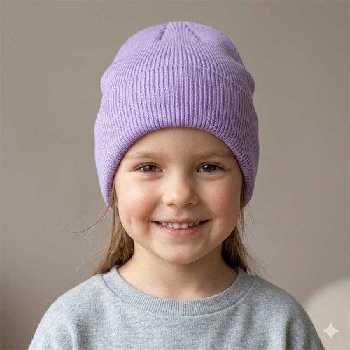 Дитяча шапка Talvi Елсі 02872-144 сирень
