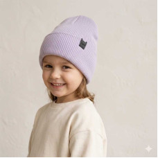 Дитяча шапка Talvi Фонзі 02528-175 лавандовий
