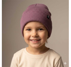 Дитяча шапка Talvi Урбан 03724-098 темная пудра