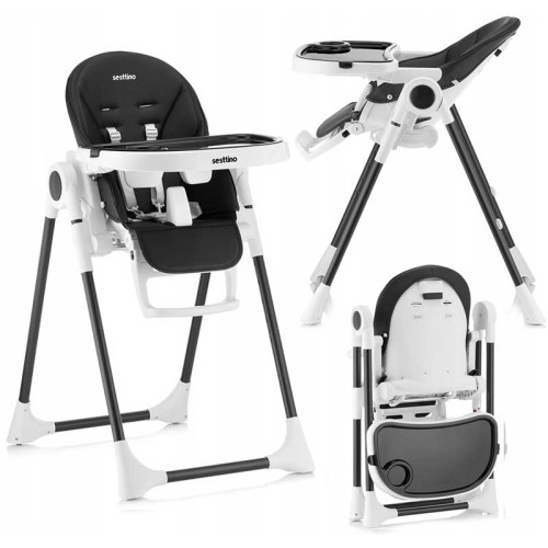 Стульчик для кормления Sesttino Nui Black