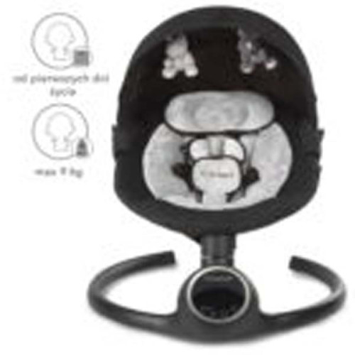 Укачивающий центр Kidwell 2в1 REVE Black/Silver