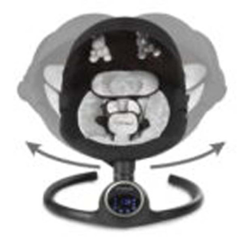 Укачивающий центр Kidwell 2в1 REVE Black/Silver