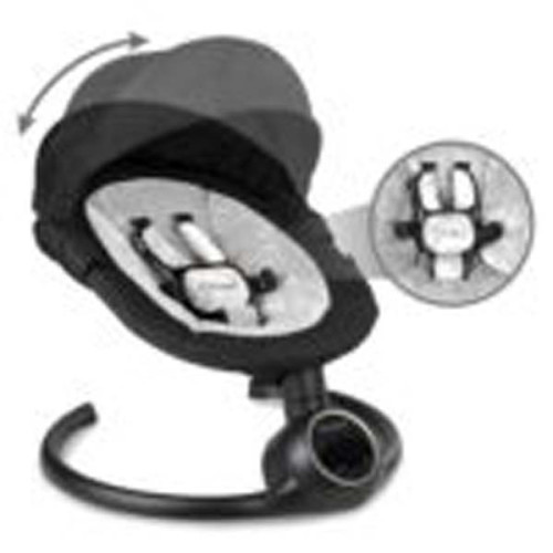 Укачивающий центр Kidwell 2в1 REVE Black/Silver