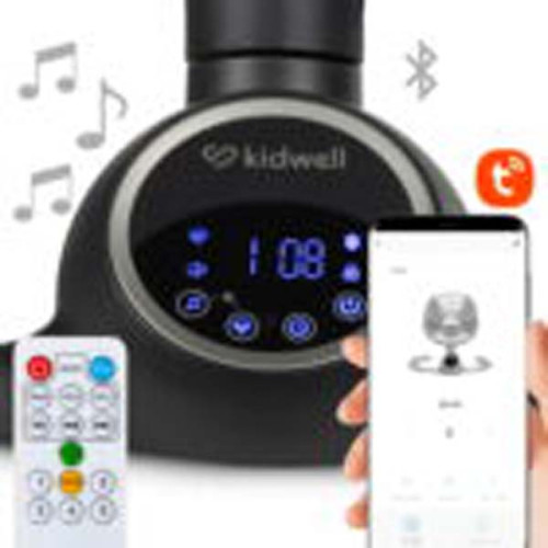 Укачивающий центр Kidwell 2в1 REVE Black/Silver