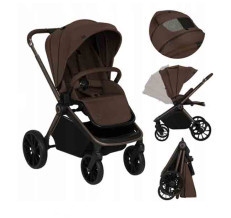 Коляска 2 в 1 Lionelo MIKA PLUS 2IN1 MOCHA MOUSSE