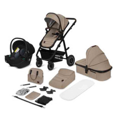 Коляска 3 в 1 Lionelo AMBER 3 BEIGE SAND