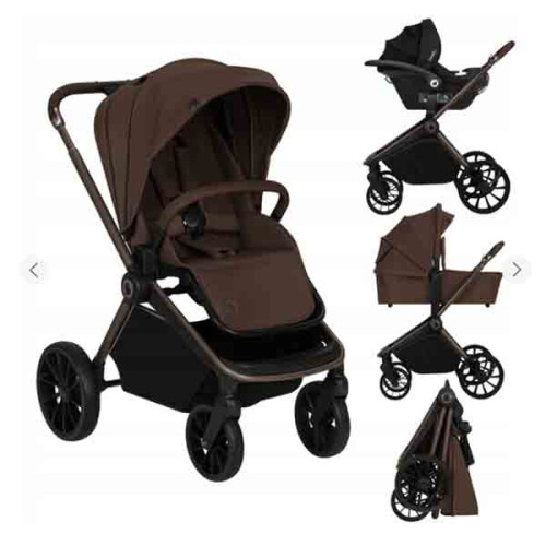 Коляска 3 в 1 Lionelo MIKA PLUS 3IN1 MOCHA MOUSSE