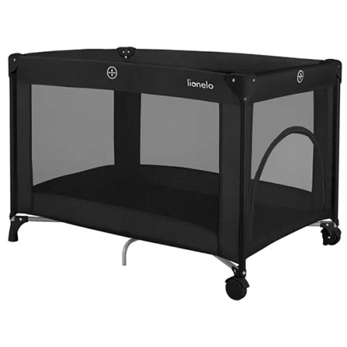 Кровать-манеж Lionelo AMELIE BLACK CARBON