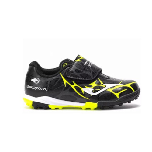 Сороконіжки JOMA SUPER COPA JR 2501 BLACK FLUOR YELLOW TURF