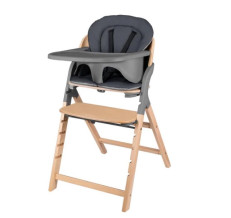 Стульчик для кормления Lionelo MEGAN GREY WOOD