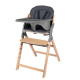Стульчик для кормления Lionelo MEGAN GREY WOOD