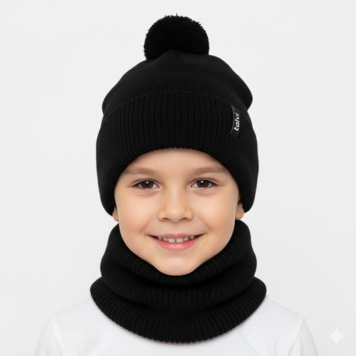 Дитяча шапка і хомут (баф) Talvi Освін 02565-2814