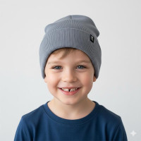 Дитяча шапка Talvi Космо 03683 сірий