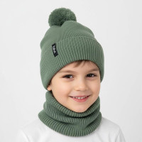 Детская шапка и хомут (баф) Talvi Освин 02565-2897