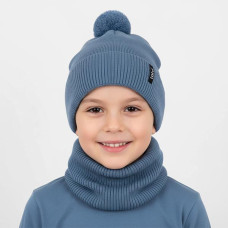 Детская шапка и хомут (баф) Talvi Освин 02565-2908