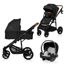 Коляска 3 в 1 Lionelo MARI TOUR 3IN1 BLACK ONYX