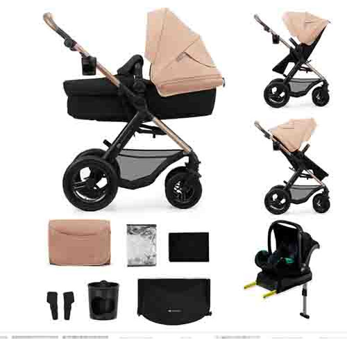 Универсальная коляска 3 в 1 Kinderkraft Moov 2 Air Sand Beige