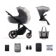 Універсальна коляска 2 в 1 Kinderkraft Prime 2 Shadow Grey (KSPRIM02GRY2000)