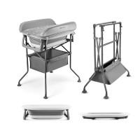 Столик для сповивання з ванночкою Kinderkraft Bubbly Grey (KABUBB00GRY0000)