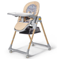 Стільчик для годування Kinderkraft Lastree Beige Wood (KHLAST00BEGW000)