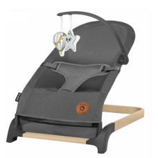 Шезлонг - гойдалка Lionelo JUNE AIR GREY GRAPHITE