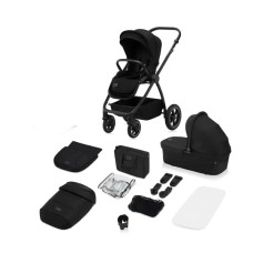 Коляска 2 в 1 Lionelo MERIL 2IN1 BLACK ONYX