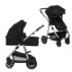 Коляска 2 в 1 Lionelo AMBER 2 BLACK SILVER