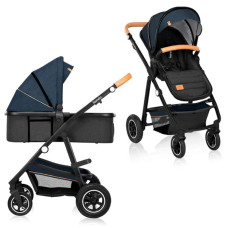 Коляска 2 в 1 Lionelo AMBER 2 BLUE NAVY