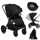 Коляска 2 в 1 Lionelo MIKA PLUS 2IN1 BLACK ONYX
