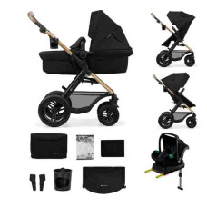 Универсальная коляска 3 в 1 Kinderkraft Moov 2 Air Pure Black (KSMOOV02BLK0000)