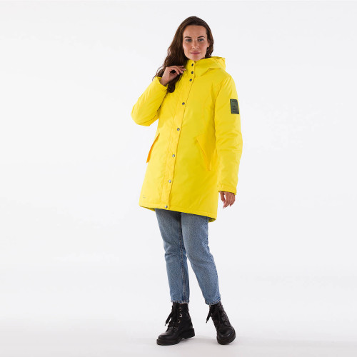 Женское демисезонное пальто Huppa Janelle 18028014-70002 желтый