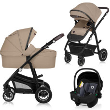 Коляска 3 в 1 Lionelo BIANKA 3IN1 BEIGE SAND