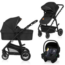 Коляска 3 в 1 Lionelo BIANKA 3IN1 BLACK ONYX