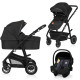 Коляска 3 в 1 Lionelo BIANKA 3IN1 BLACK ONYX